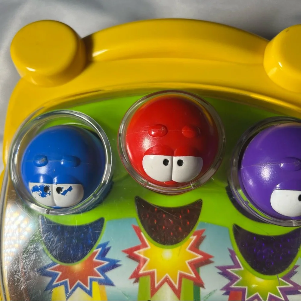 Vintage 2002‎ Playskool Poppin Bedbugs Pinball Toy Lights Sound Works Tested